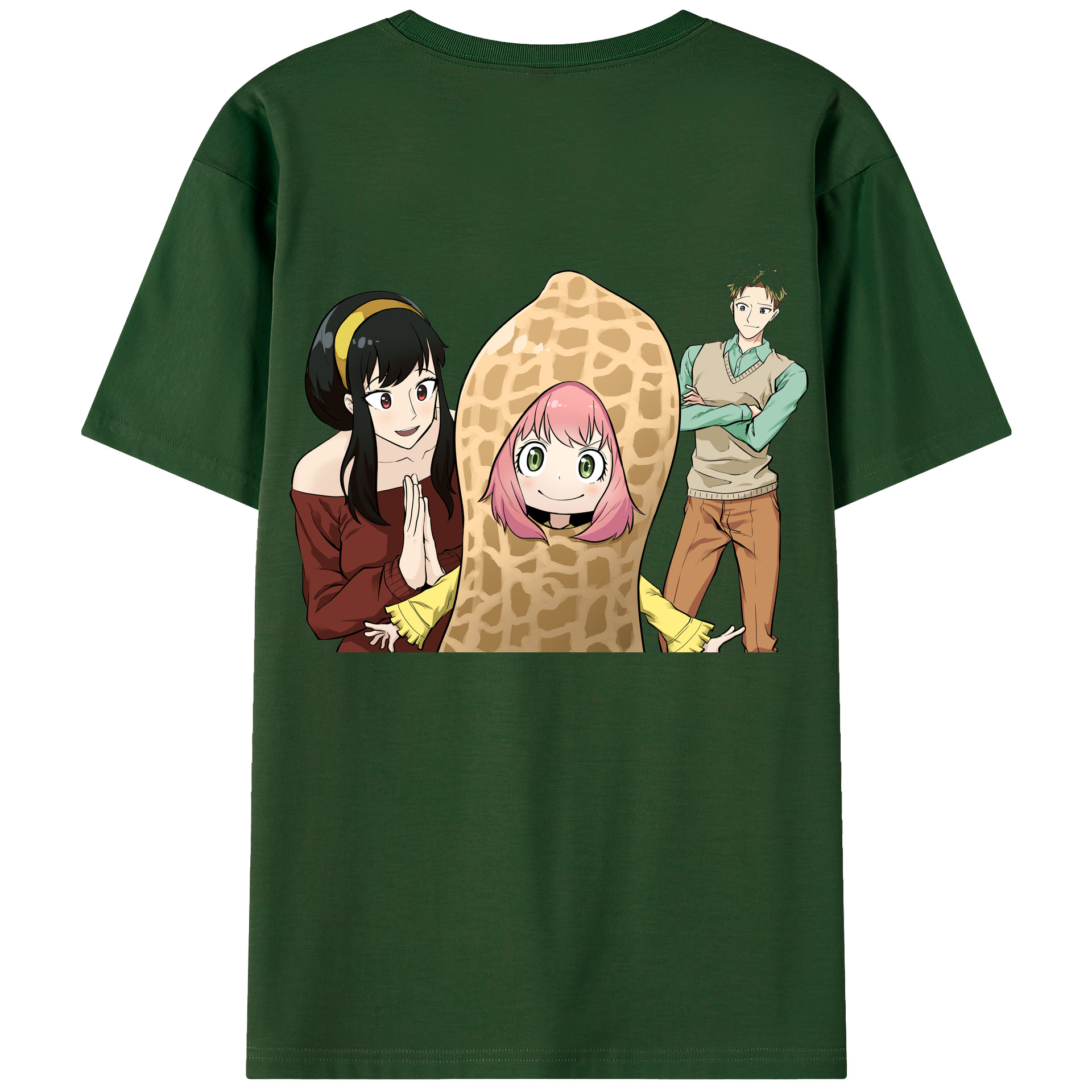 （画像用） SPY×FAMILY间谍家家酒 綿100％半袖Tシャツ（背面プリント）